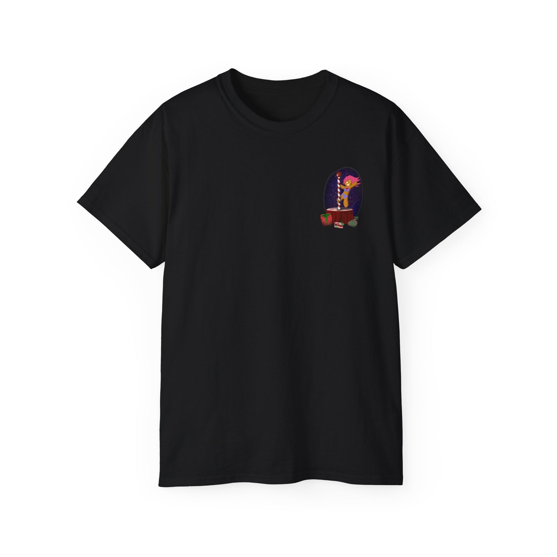 🎄 Ho Ho Ho Gingerbread Strippers – Naughty Holiday Pole Dance, Unisex Cotton T-Shirt
