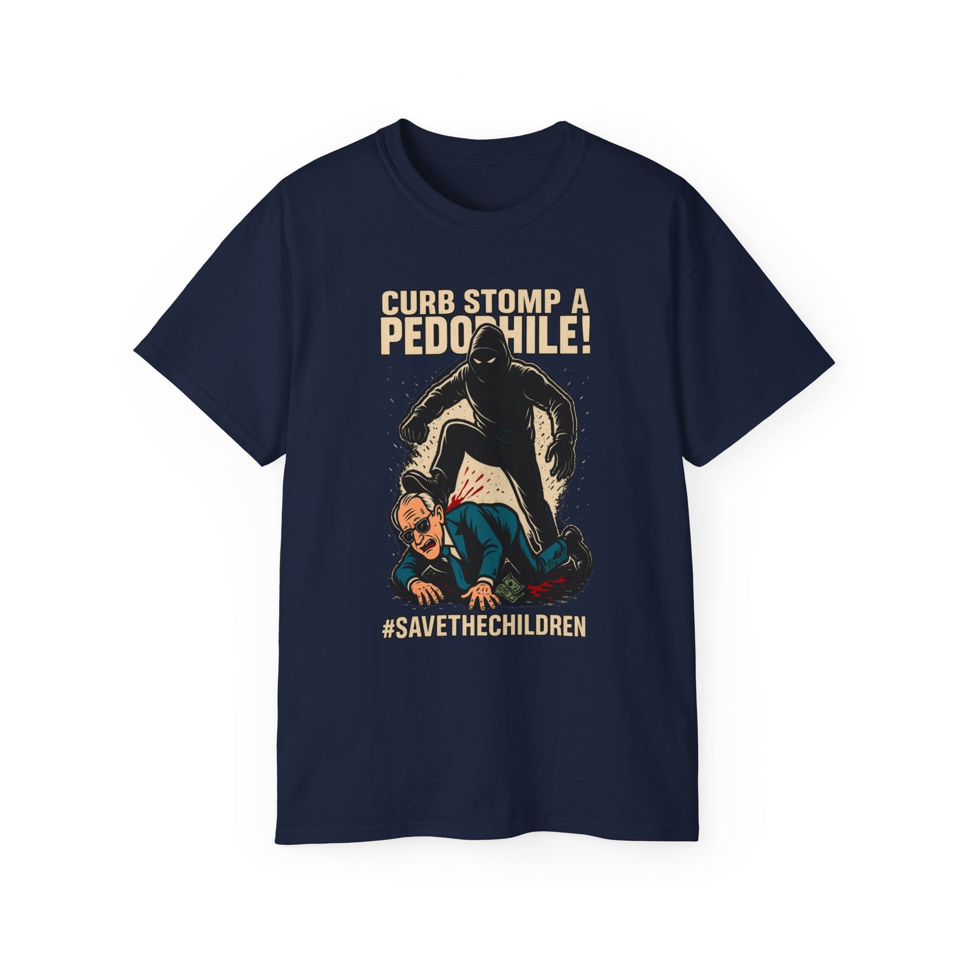 P.H. Hunter – Stomp Out Evil, Unisex Cotton Tee