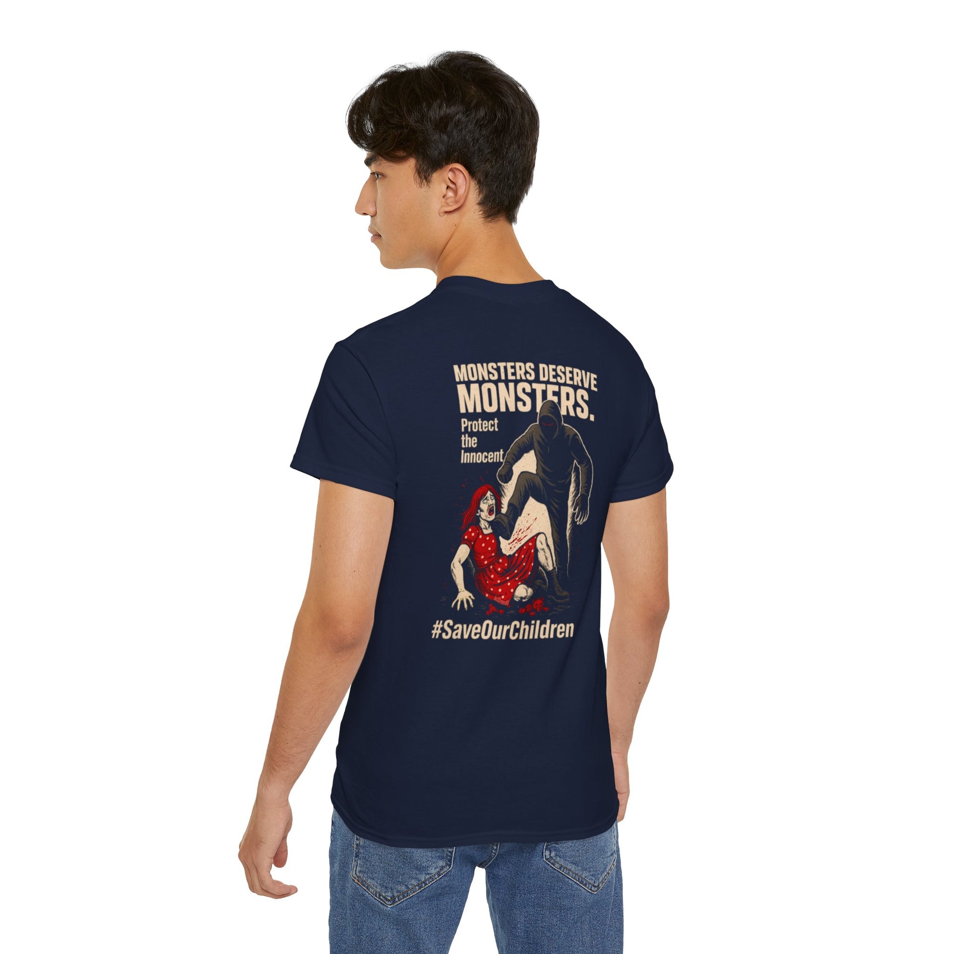 Pedo Hunting Now – Monsters Deserve Monsters, Unisex Tee