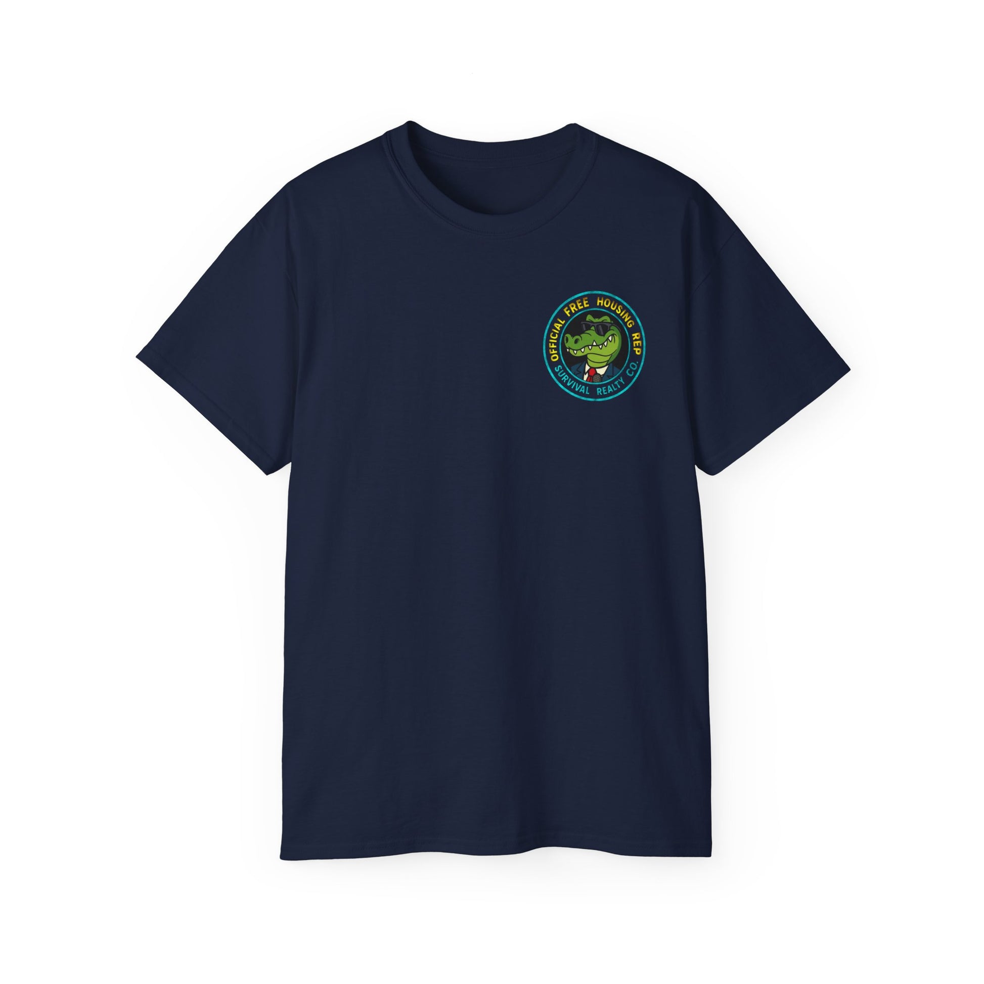 Survival Realty – Free Housing, No Freedom, Unisex Ultra Cotton Tee