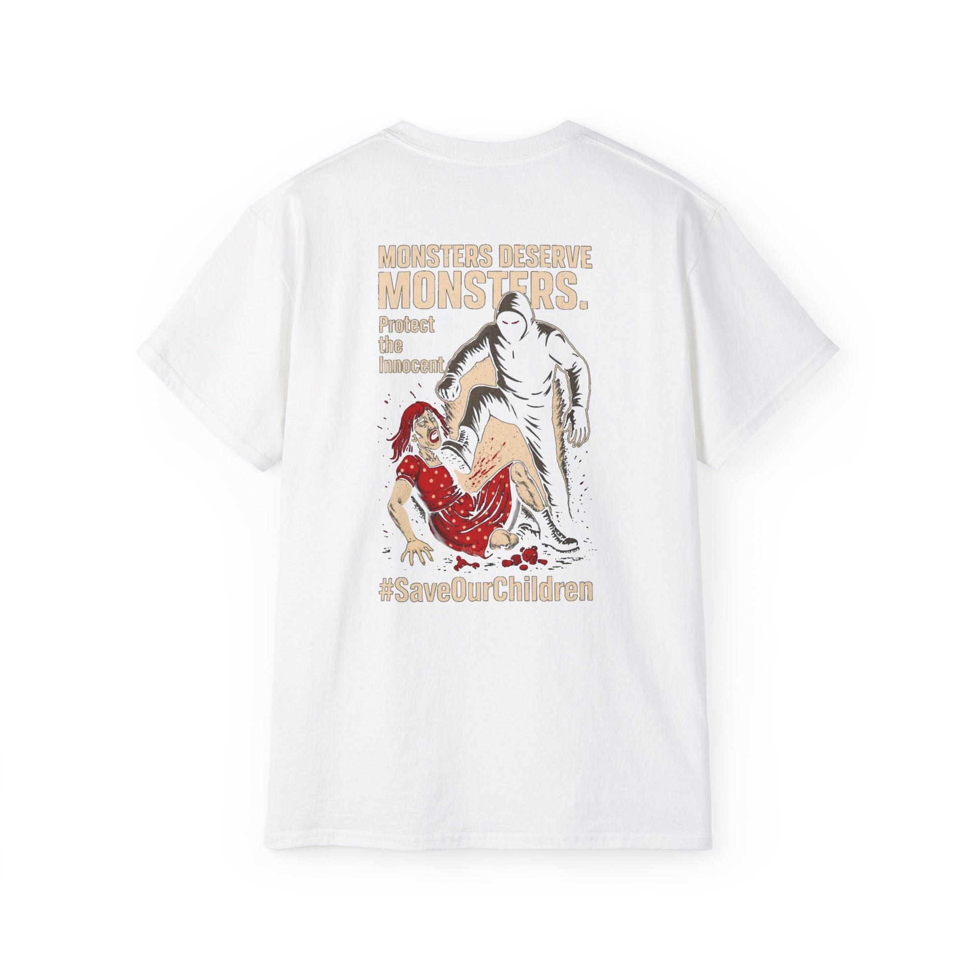 Pedo Hunting Now – Monsters Deserve Monsters, Unisex Tee