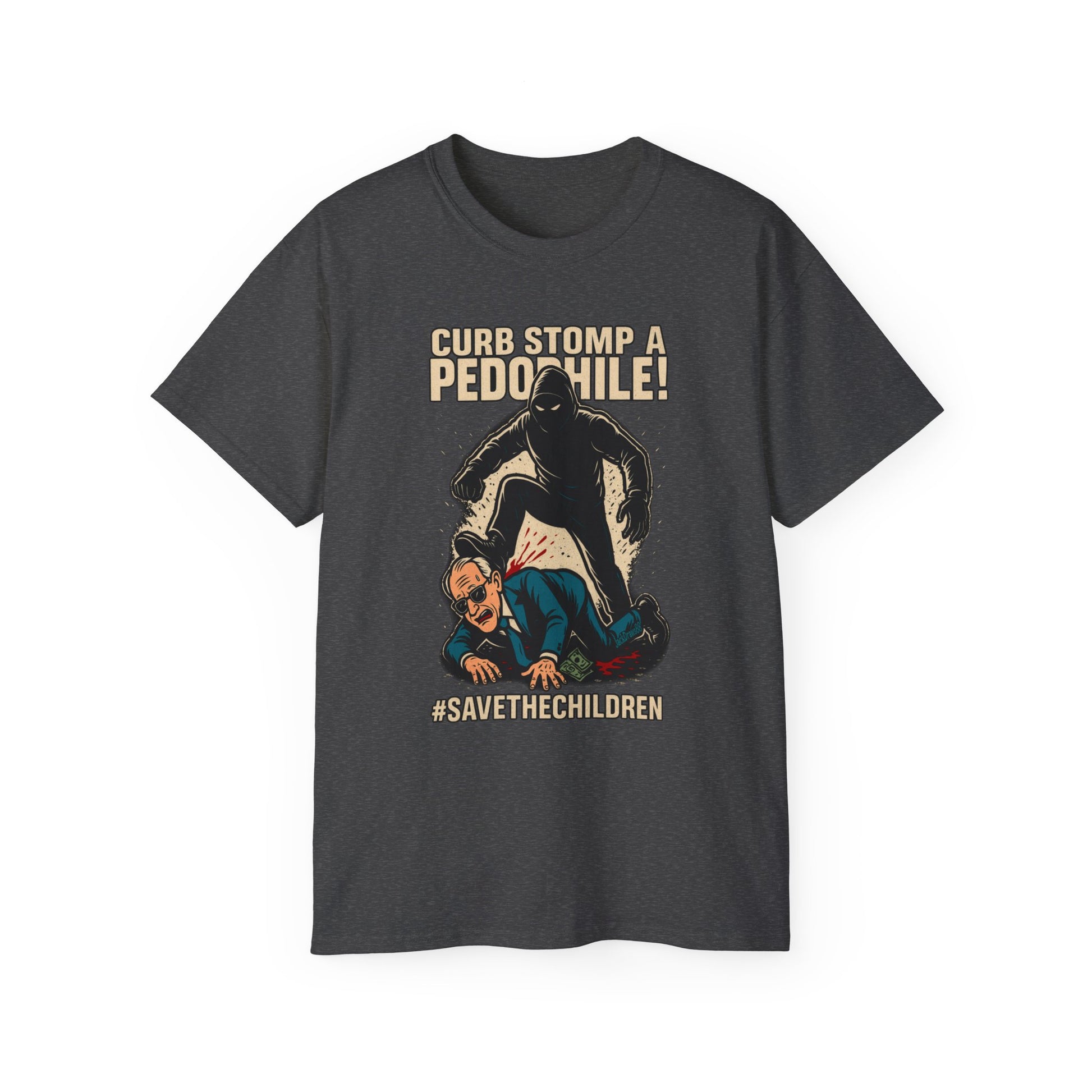 P.H. Hunter – Stomp Out Evil, Unisex Cotton Tee