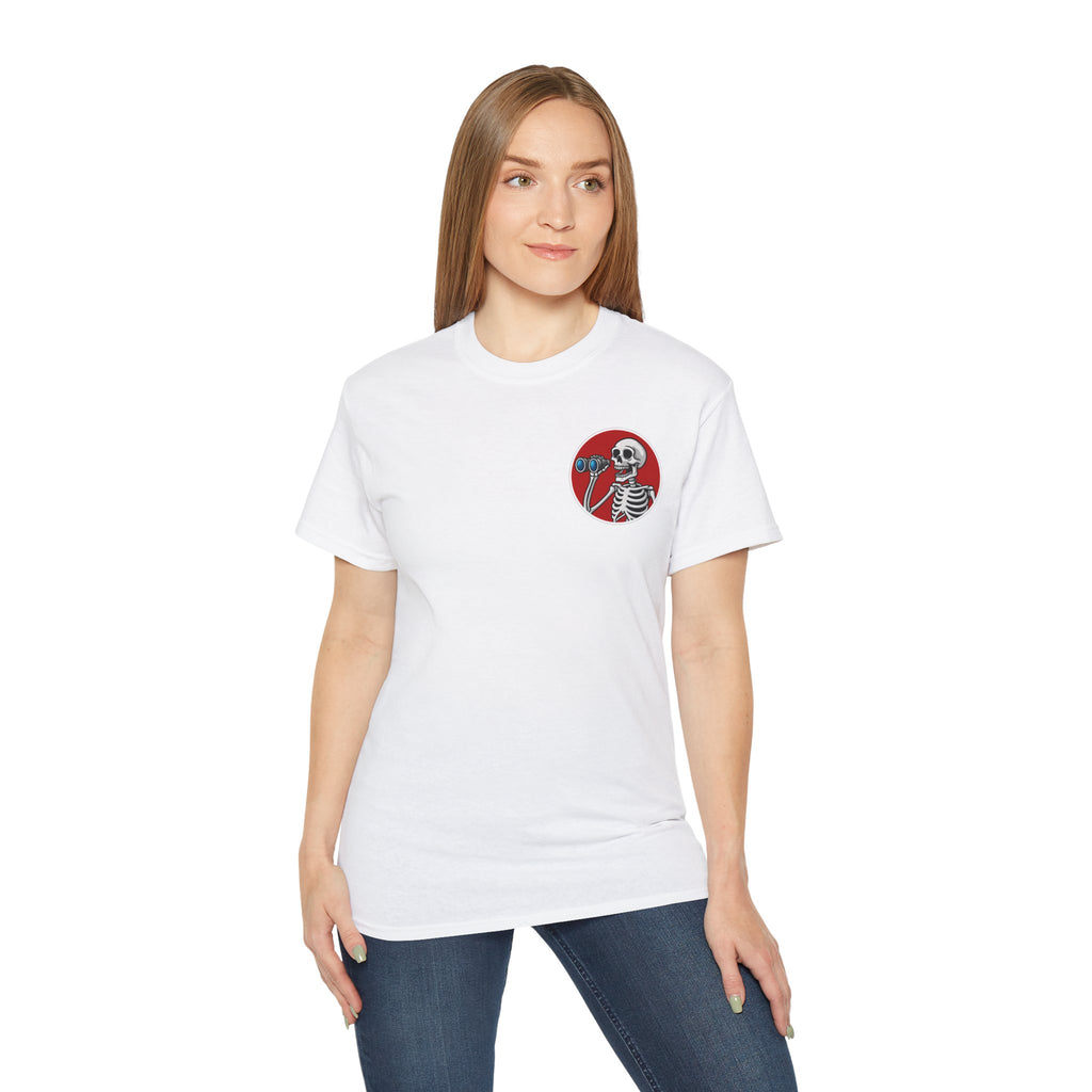 WTF I Just Seen – Binoculars Unisex Cotton Shirt