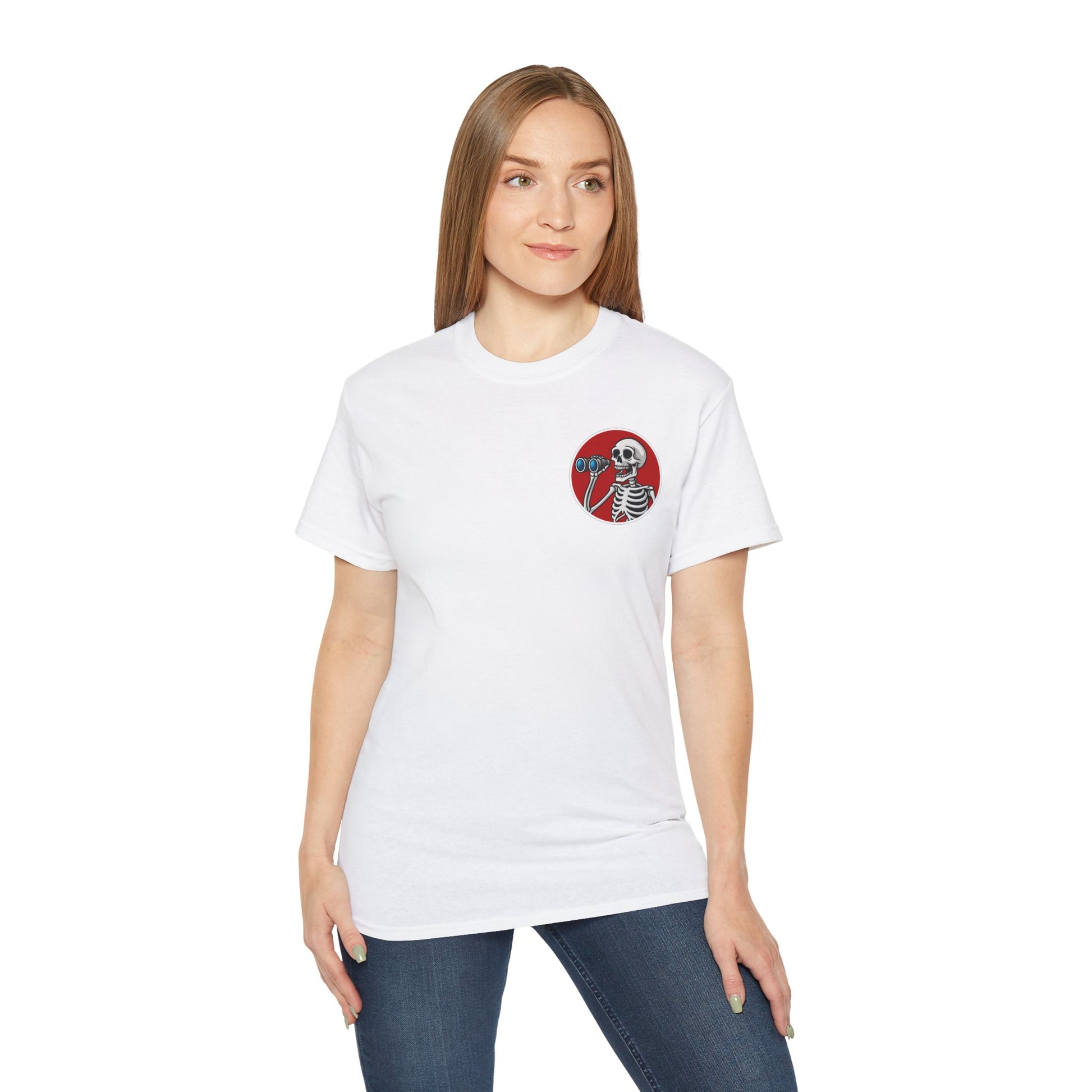 WTF I Just Seen – Binoculars Unisex Cotton Shirt